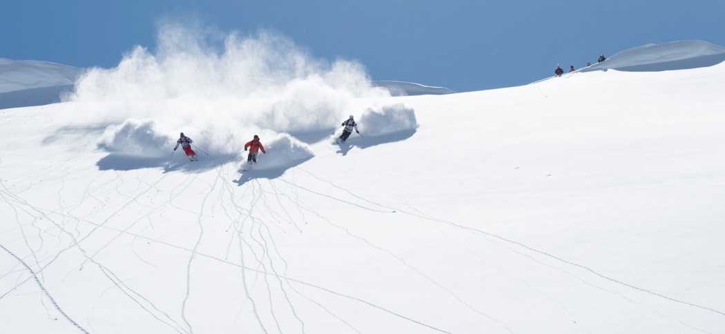 Powdern im Tiefschnee